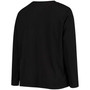 Women's Plus Size Black Las Vegas Raiders Primary Logo Long Sleeve T-shirt
