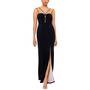 Women's Ruched Keyhole Gown