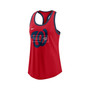 Women's Red Washington Nationals X-Ray Racerback Performance Tank Top