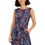 Petite Printed Jersey Sleeveless Dress