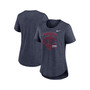 Women's Heather Navy Minnesota Twins Touch Tri-Blend T-shirt