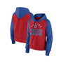Women's Branded Royal, Red Chicago Cubs Pop Fly Pullover Hoodie