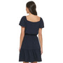 Women's Flutter-Sleeve Sweetheart-Neck Dress