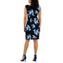 Petite Floral Side-Tab Sheath Dress
