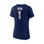 Women's Branded Navy Boston Red Sox Team Mother's Day V-Neck T-shirt