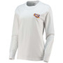 Women's White LSU Tigers Traditions Pennant Long Sleeve T-shirt