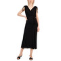 Women's Tie-Shoulder Ruched Midi Dress