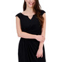 Women's Cap-Sleeve Jersey Sheath Dress