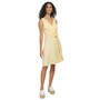Women's V-Neck Sleeveless Belted Chiffon Dress