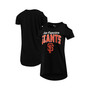 Women's Black San Francisco Giants Clear the Bases Cold Shoulder T-shirt