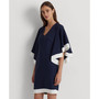 Women's Ruffle-Sleeve Crepe Cocktail Dress