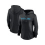 Women's Black Miami Marlins Authentic Collection Pregame Performance Pullover Hoodie