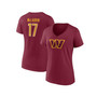 Women's Branded Terry McLaurin Burgundy Washington Commanders Player Icon Name and Number V-Neck T-shirt