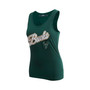Women's Hunter Green Milwaukee Bucks Script Tank Top