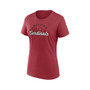 Women's Branded Cardinal, White Arizona Cardinals Lightweight Short and Long Sleeve T-shirt Combo Pack