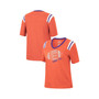 Women's Heathered Orange Clemson Tigers 15 Min Early Football V-Neck T-shirt