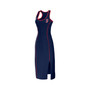 Women's Navy Boston Red Sox Racerback Tank Midi Dress