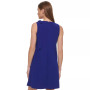 Women's Shoulder-Bow Sleeveless Scuba Crepe Dress