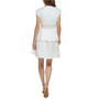 Women's Surplice V-Neck Smocked-Waist Tiered Dress