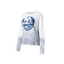 Women's Gray, White New York Islanders Orchard Tie-Dye Long Sleeve T-shirt