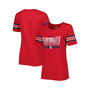 Women's Red St. Louis Cardinals Team Stripe T-shirt