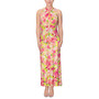 Fran Halter Printed Maxi Dress
