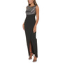 Sequinned-Bodice Scuba-Crepe Gown