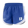 Women's Royal Duke Blue Devils Tempo Performance Shorts
