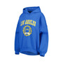 Women's Powder Blue Los Angeles Chargers Becca Drop Shoulder Pullover Hoodie