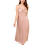 Women's Metallic Cowlneck Sleeveless Midi Dress