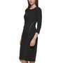 Women's Zip-Detail Scuba Crepe Bodycon Dress