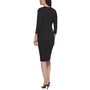 Women's Zip-Detail Scuba Crepe Bodycon Dress