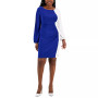 Women's Quinn Colorblocked Split-Sleeve Dress