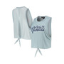 Women's Light Blue New York Yankees Open Back Twist-Tie Tank Top