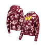Women's Burgundy Washington Commanders Cloud Dye Fleece Pullover Hoodie