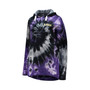 Women's Purple LSU Tigers Slow Ride Spiral Tie-Dye Oversized Pullover Hoodie