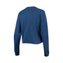 Women's Royal Chicago Cubs Baby Jersey Cropped Long Sleeve T-shirt