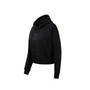 Women's New York Yankees Triple Black Cropped Pullover Hoodie