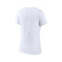 Women's Branded White North Carolina Tar Heels Basic Arch V-Neck T-shirt