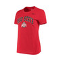 Women's Scarlet Ohio State Buckeyes Arch Performance T-shirt