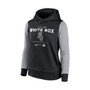 Women's Black and Gray Chicago White Sox Authentic Collection Pullover Hoodie
