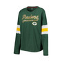 Women's Green Green Bay Packers Justine Long Sleeve Tunic T-shirt