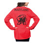 Women's Red Maryland Terrapins The Big Shirt Oversized Long Sleeve T-shirt