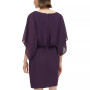 Women's Blouson Bodice Dolman-Sleeve Sheath Dress