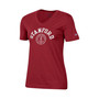 Women's Cardinal Stanford Cardinal University College Seal V-Neck T-shirt