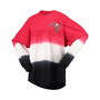 Women's Branded Red, Black Tampa Bay Buccaneers Ombre Long Sleeve T-shirt