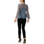 Women's V-Neck Embellished Flare-Sleeve Top