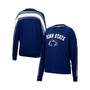 Women's Heathered Navy Penn State Nittany Lions Team Oversized Pullover Sweatshirt