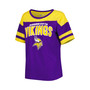 Women's Purple, Gold Minnesota Vikings Play the Ball T-shirt