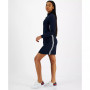 Women's Mock-Turtleneck Side-Stripe Dress